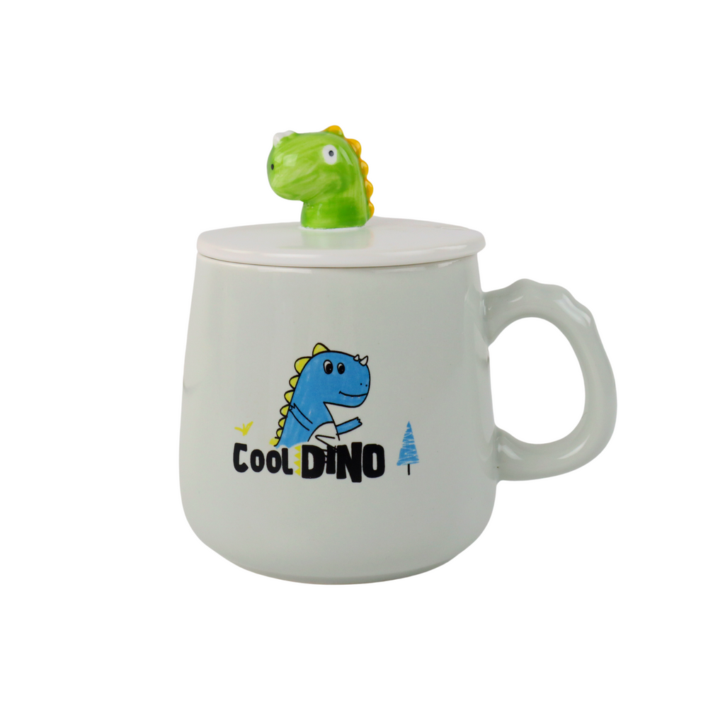 Šalica za čaj bijela 350ml Cool Dino slika 2