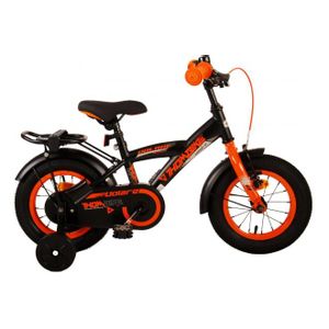 Volare dječji bicikl Thombike 12" crno-narančasti