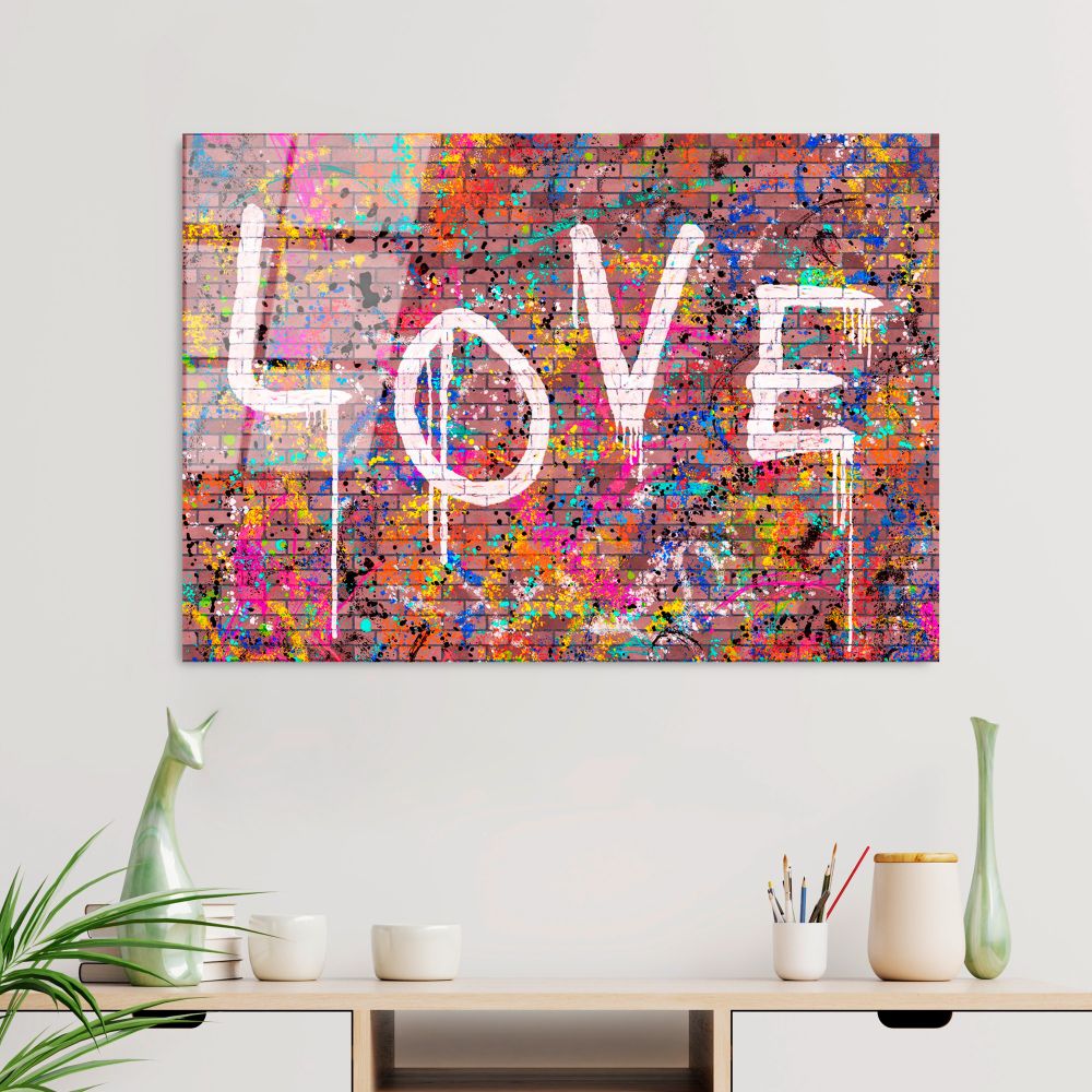 Dekorativna Slika na Kaljenom Staklu UV-740, 70 x 100 cm, Višebojna slika 2