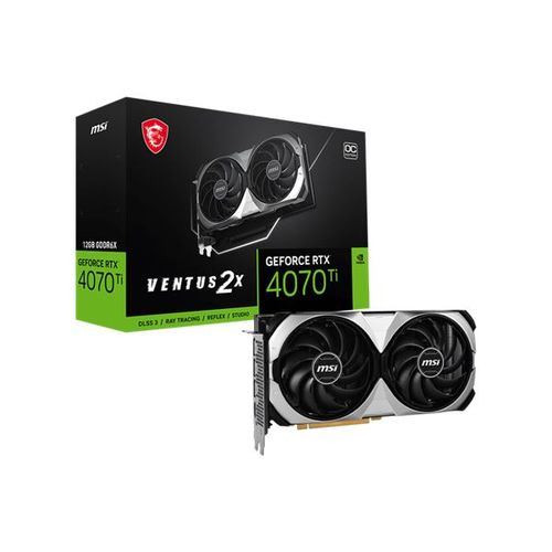 VGA MSI RTX 4070 TI VENTUS 2X 12G OC slika 1