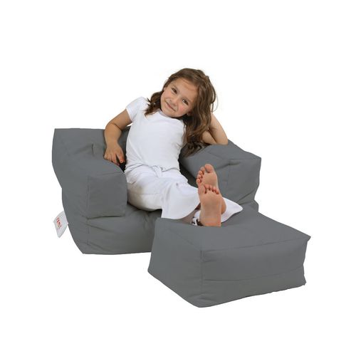 Atelier Del Sofa Kids Single Seat Pouffe - Fume Fume Garden Bean Bag slika 1