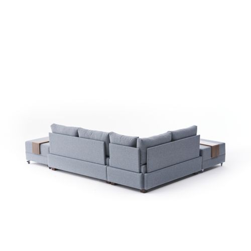 Atelier Del Sofa Kutna garnitura na razvlačenje, Plava, Fly Left - Blue slika 8