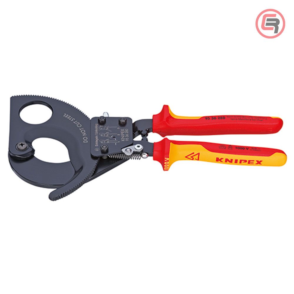 Knipex Škare Makaze 280mm Za Kablove fi 52mm / 380mm2 / 1000V - 95 36 280 slika 5
