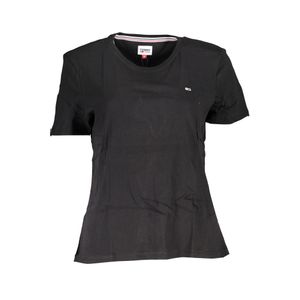 TOMMY HILFIGER WOMEN'S SHORT SLEEVE T-SHIRT BLACK