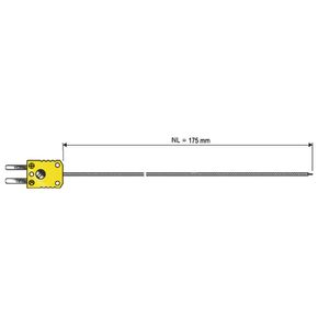 B + B Thermo-Technik 0600 1030-10 senzor zraka  -50 do +1000 °C  Tip tipala K