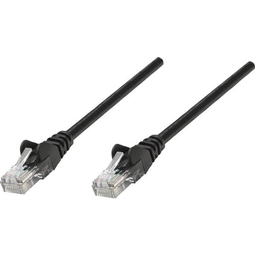 Intellinet 342049 RJ45 mrežni kabel, Patch kabel cat 6 U/UTP 1.00 m crna  1 St. slika 3