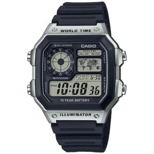 Muški sat Casio ILLUMINATOR WORLDTIME Crna Siva (Ø 40 mm)