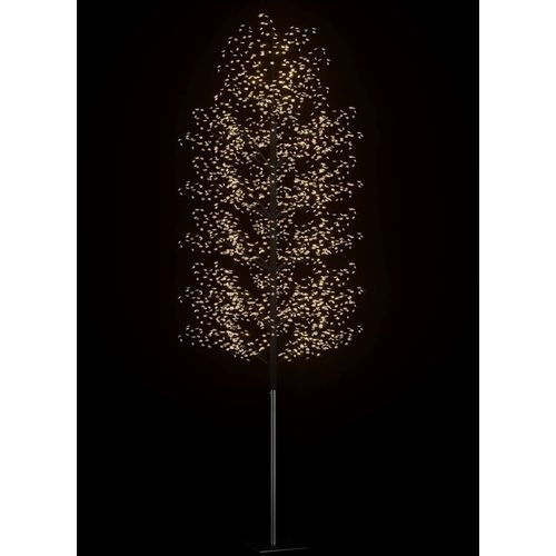 Božićno drvce s 2000 LED žarulja toplo bijelo svjetlo 500 cm slika 13