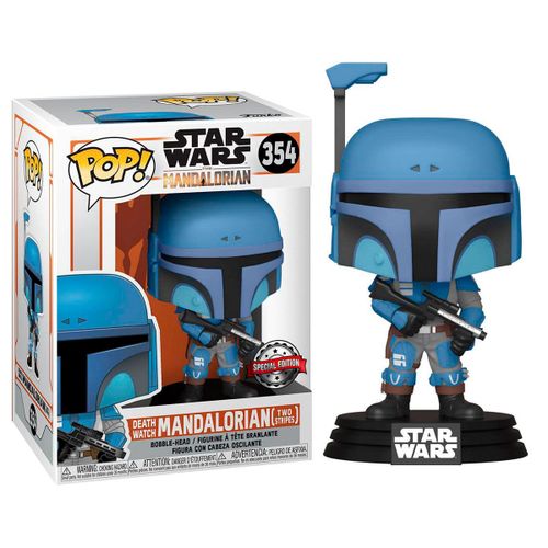 POP figure Star Wars Mandalorian Death Watch Mandalorian Two Stripes Exclusive slika 1