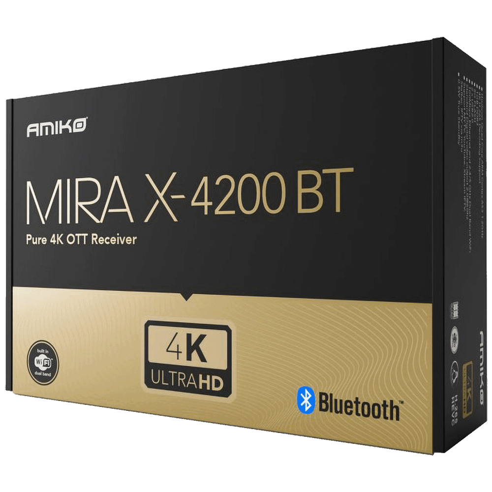 Amiko Prijemnik IPTV@Linux, 4K UHD, H.265, LAN, WiFi Dual Band - MIRAX HIS-4200 BT slika 5