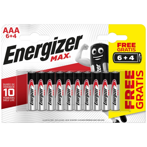 Energizer XXL baterije Alkaline Power LR03 (AAA) 6+4 Gratis slika 1