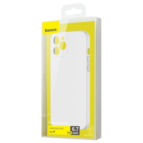 Baseus fleksibilna maskica od Liquid silica gela za iPhone 12 Pro Max slika 4