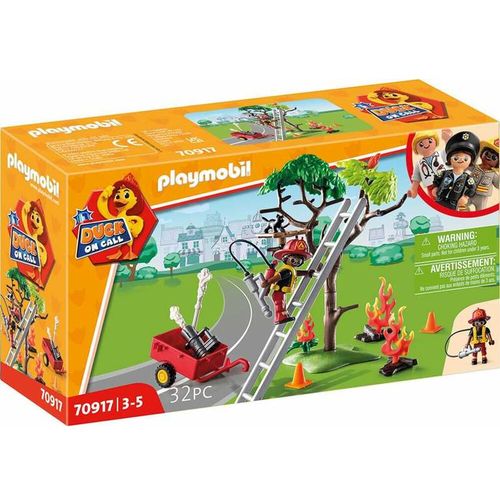 Playset Playmobil 70917 Vatrogasac mačka 70917 (32 pcs) slika 1