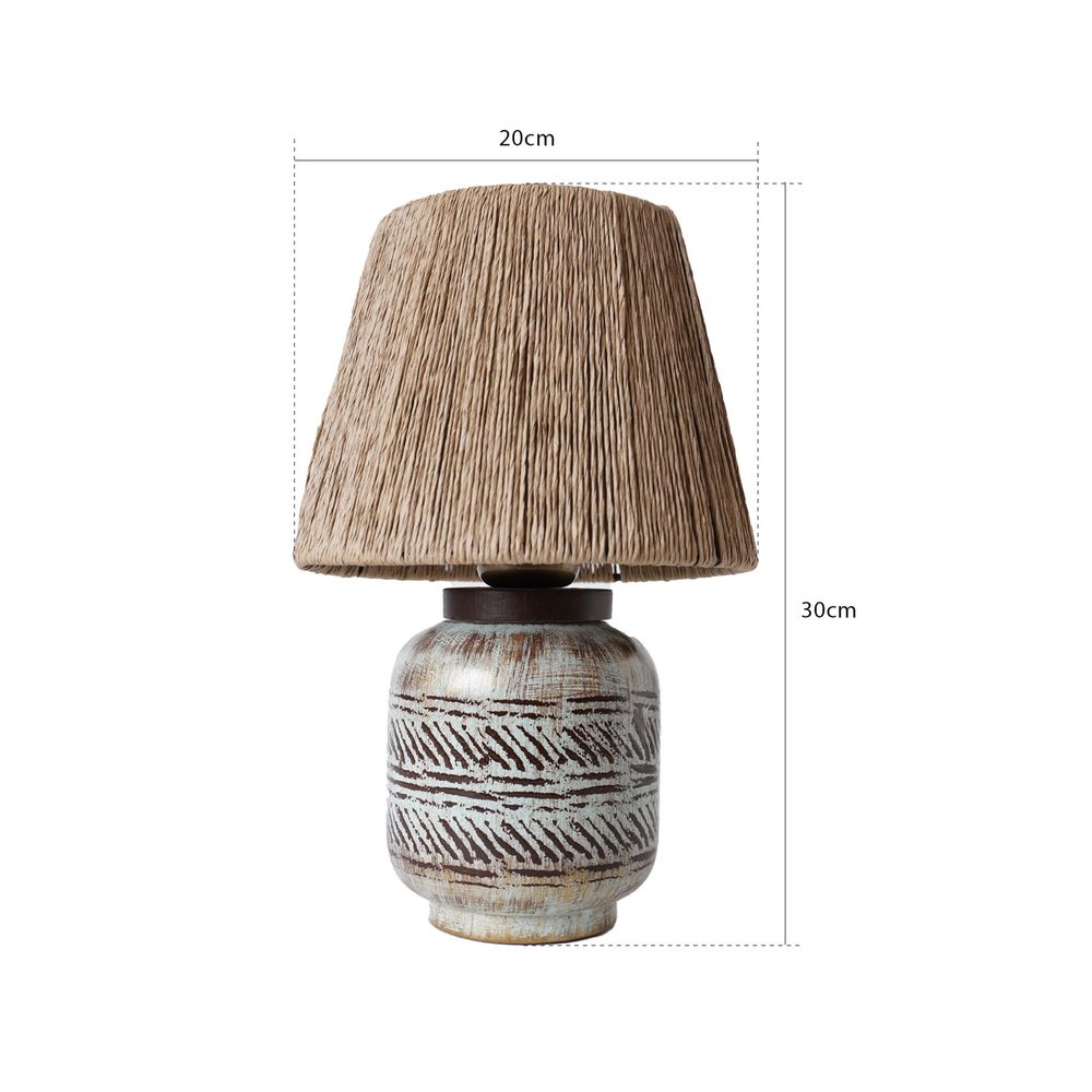 YL597 Smeđa Stolna Lampa slika 3