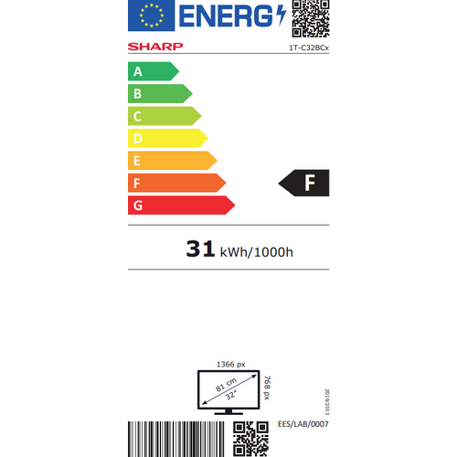 Sharp TV 32BC5E HD SMART TV slika 5