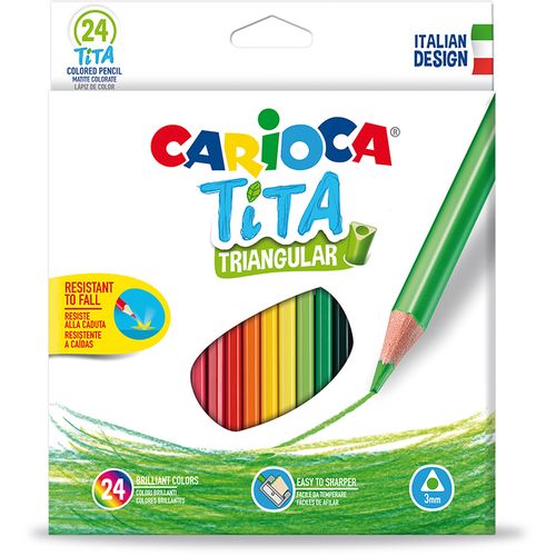 Drvene bojice Carioca Tita Triangular 1/24 42787 slika 1