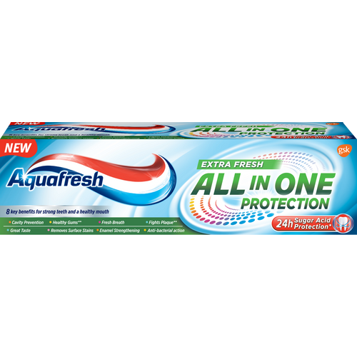 Aquafresh Pasta za zube All-In-One Extra fresh 75ml slika 1