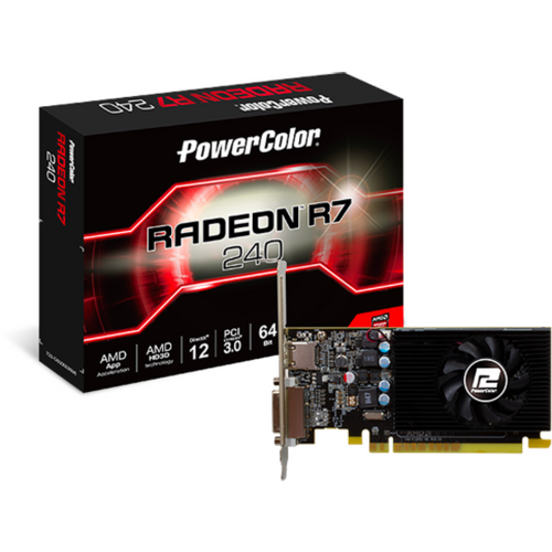 SVGA PCIE Power Color AMD Radeon AXR7 240 2GBD5-HLEV2 slika 1