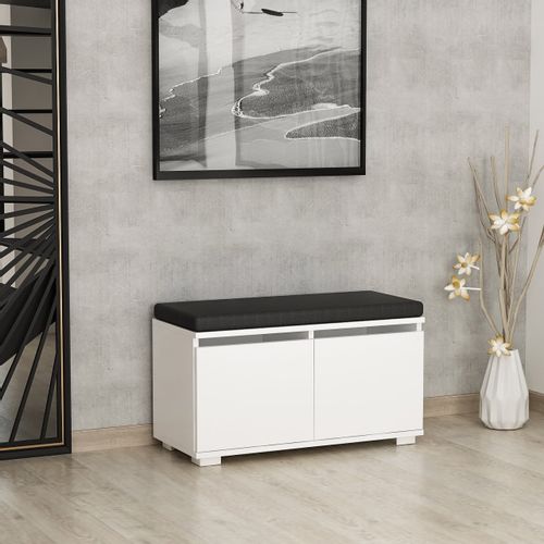 Drago - White White Shoe Cabinet slika 2