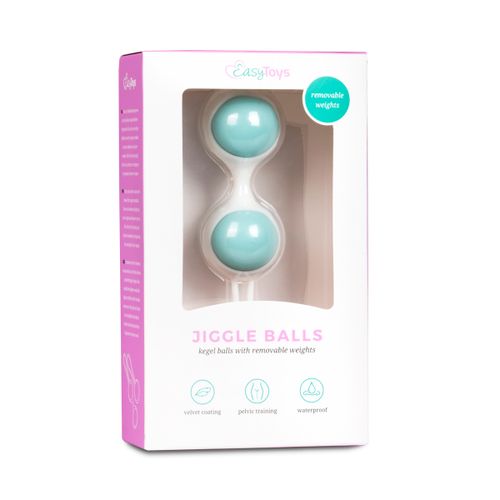 Vaginalne kuglice Jiggle Balls, plave slika 3