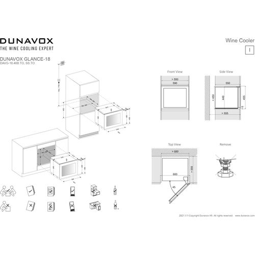 DAVG-18.46B.TO DUNAVOX vinska vitrina slika 8