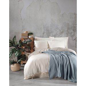 L'essential Maison Dante - Mint Mint Cream Double Quilt Cover Set