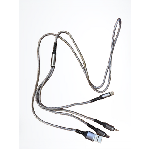 Kabel USB B(M) 3in1 iPh/C/mikro USB B (M) 5V 3A fast charging slika 2