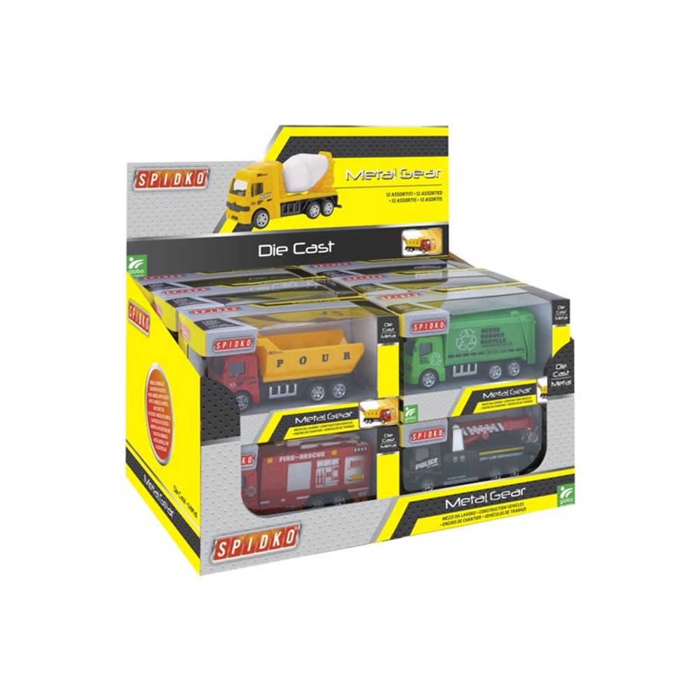 GLOBO Spidko Die Cast Građevinska vozila 1:55, Sorto slika 2