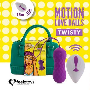 Vibracijsko jaje FeelzToys - Motion Love Balls Twisty