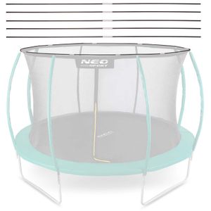 Neo-Sport prsten za zaštitnu mrežu trampolina – tip C, 374 cm (12 ft)