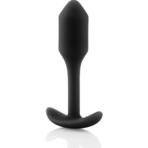 Analni čep B-Vibe - Snug Plug 1, crni slika 3