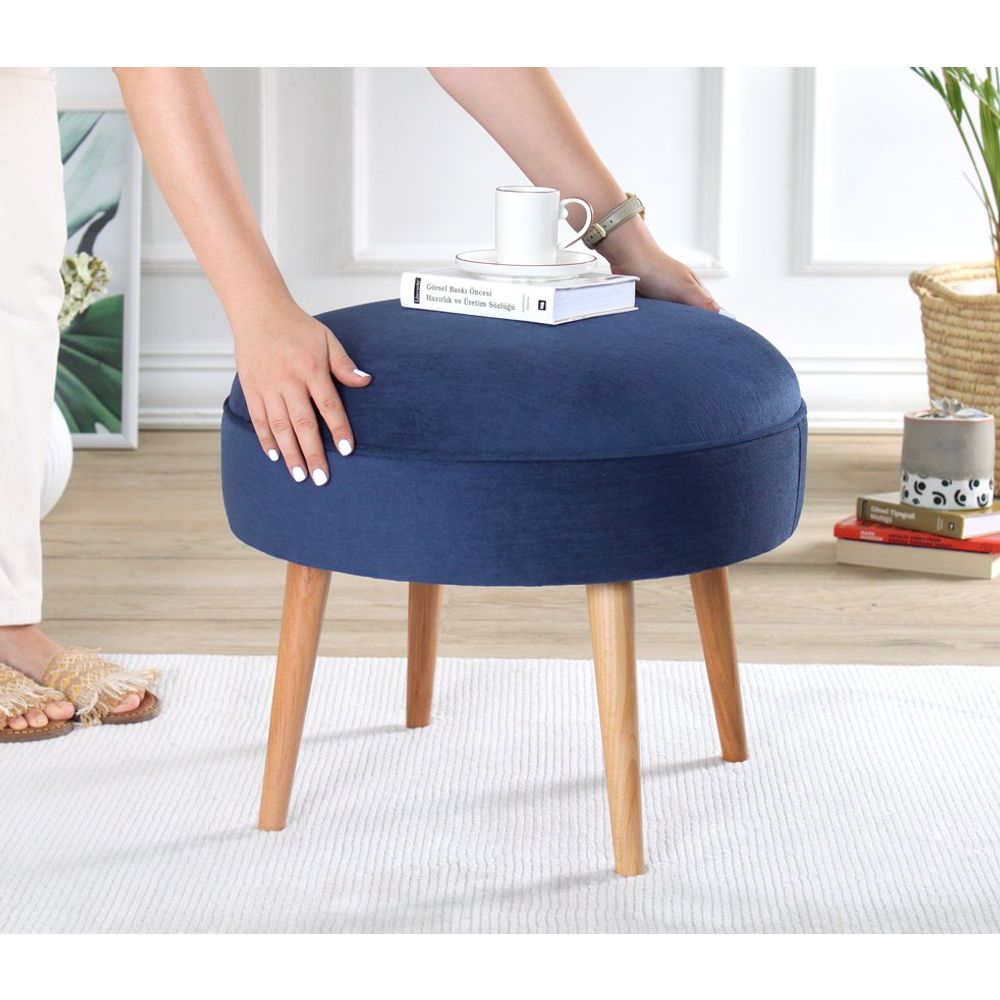 Romley - Tamnoplavi Pouf slika 2