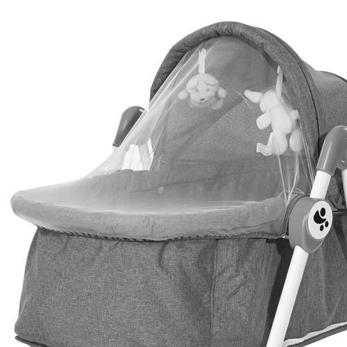 LORELLI CRADLE ALICANTE Kolijevka i Njihalica za Bebe 2u1 Blue (0-6mj/do 9kg) slika 9