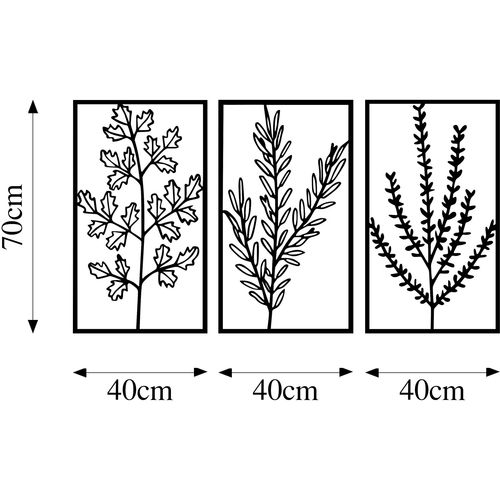 Wallity Metalna zidna dekoracija, Flowers - 315 slika 6