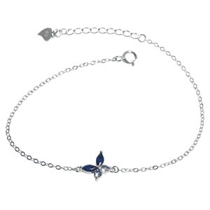 J&B Jewellery 925 Srebrna narukvica 000020-Blue