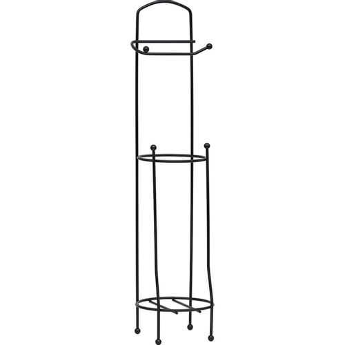 TENDANCE SAMOSTOJEĆI DRŽAČ TOALET PAPIRA METAL CRNA 9623108 slika 1