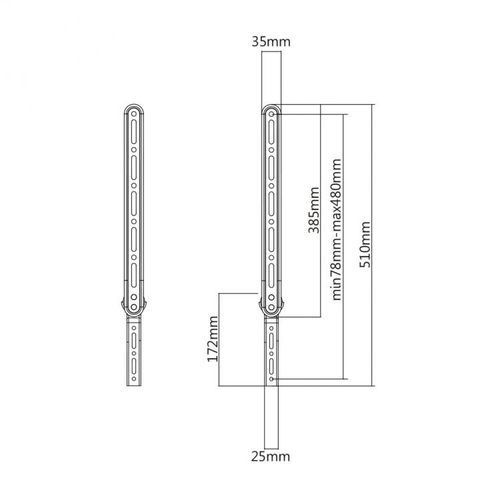 SBOX stalak za soundbar zvučnik SB-41 slika 5