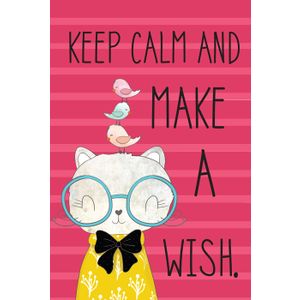 (VK 124) Happy birthday - Keep calm and make a wish