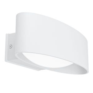 Eglo zidna rasvjeta chinoa led 10w 3000k 1300lm bijelo/prozirno v:75mm