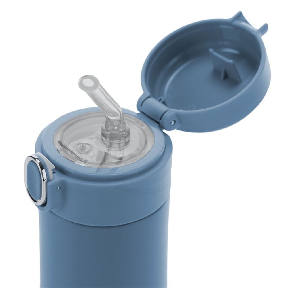 Reer Flašica za piće sa slamkom 350ml, Blue slika 2