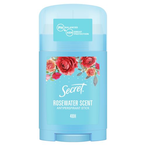 Secret antipersirantna krema u stiku Rosewater za žene, 40 ml slika 1