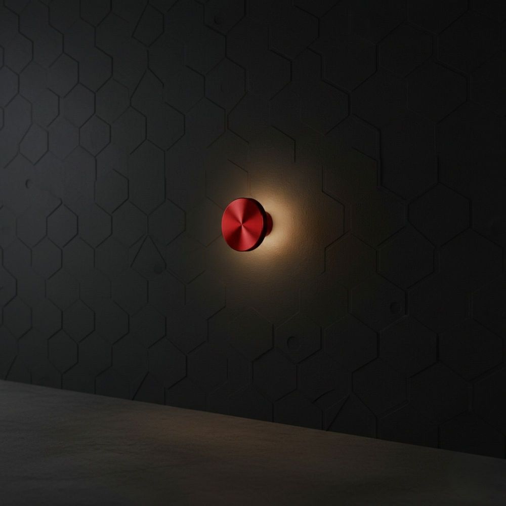 Zidna Lampa Aura - 15520 - M - K, boje: Crvena slika 9