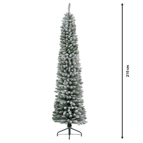 Novogodišnja jelka Pencil pine snowy 210cm-60cm Everlands 68.4022 slika 3