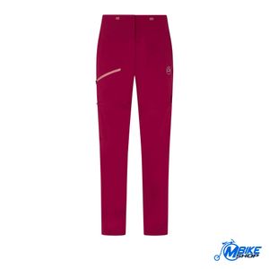 La Sportiva Ženske hlače Rowan Zip-Off, Red Plum/Blush
