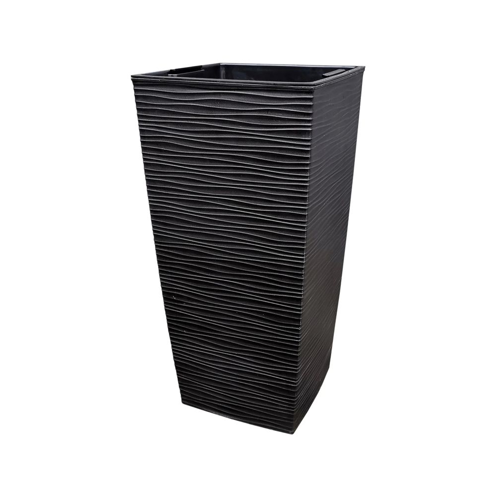Gardino saksija finesa 25x25x46.5 antracit slika 1