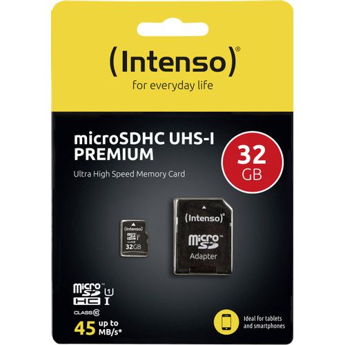 Intenso Premium microSDHC kartica 32 GB Class 10, UHS-I uklj. SD adapter slika 2