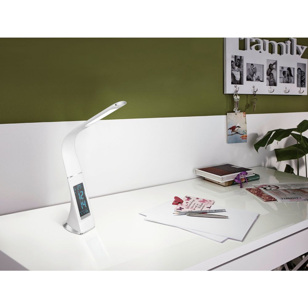 Eglo Cognoli stolna/1, led, 3,2w, 300lm, sa satom, na dodir dimabilna bijela  slika 2