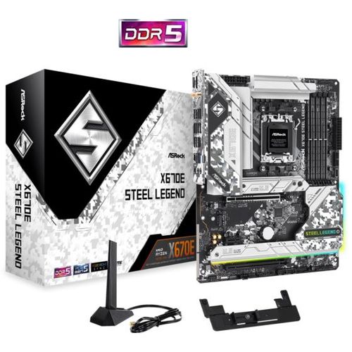 Asrock AMD AM5 X670E STEEL LEGEND slika 1