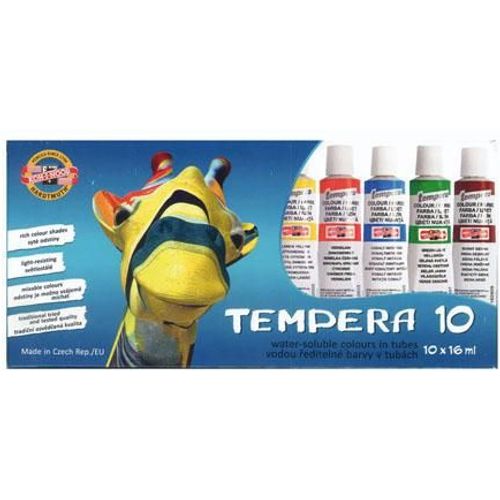 Boja tempera 16ml, pakiranje 10/1, žirafa, kartonska kutija, 01625S1001KS slika 2