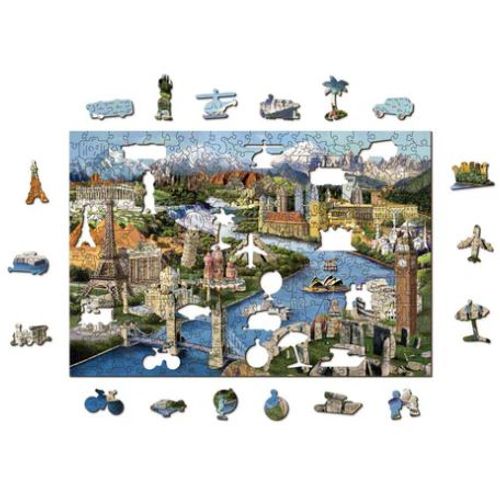 Wooden City Drvene puzzle - znamenitosti L slika 3